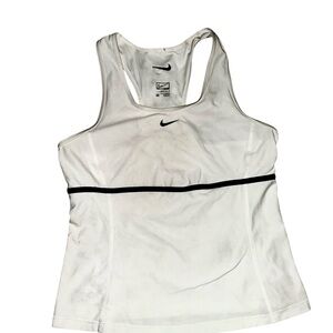 Nike White Racerback Tank